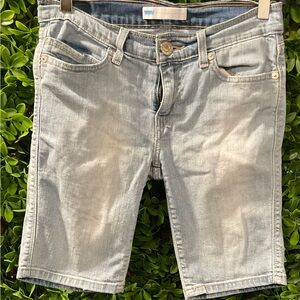 Levi's Light Blue Jean Shorts Size 27